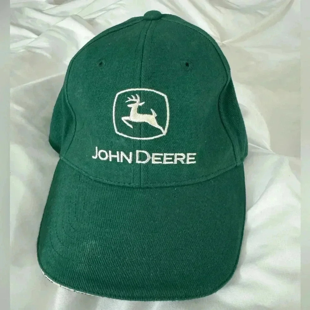 Vintage John Deere Baseball Dad Hat SnapBack Adjustable Velcro Closure